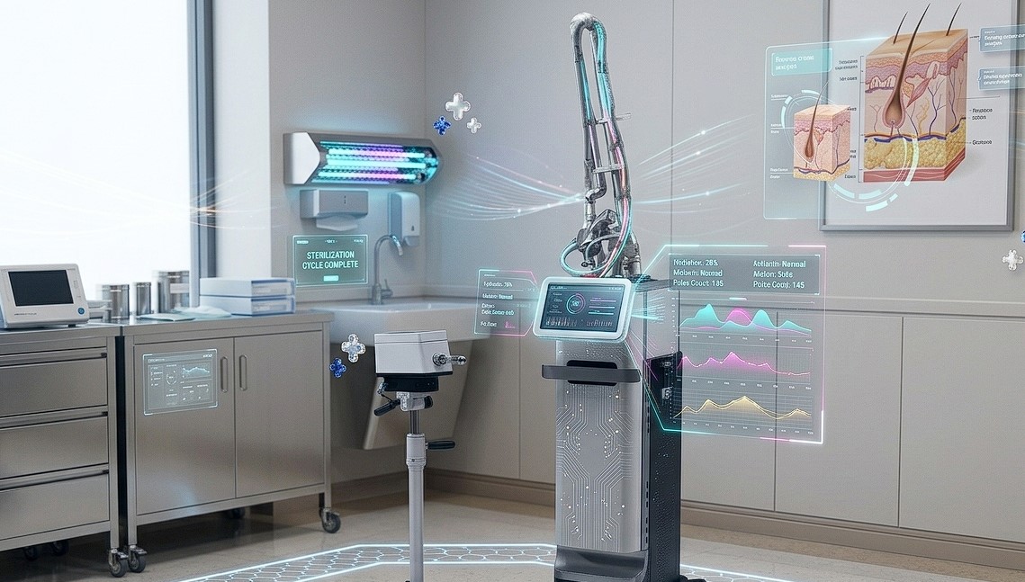 Аппарат СО₂‑лазерное омоложение/лечение — cкидка 20 % на процедуры